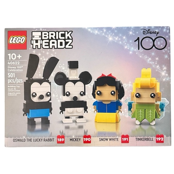 Lego Other - Lego Disney 100th Celebration Brick Headz Set NEW
